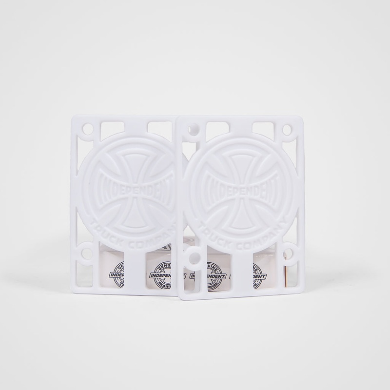 Independent Trucks – 1/8″ Indy Riser Pads – White