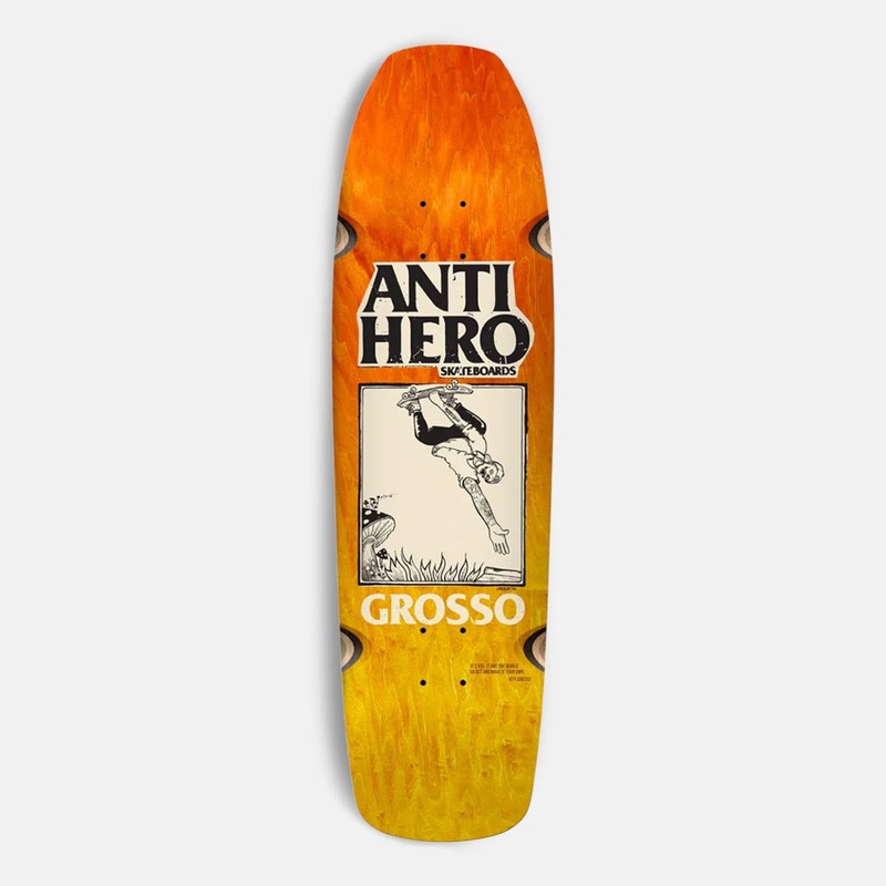 Anti Hero Skateboards – 9.25″ Grosso Hand Plant Skate Shop Day (SSD) Skateboard Deck – Orange