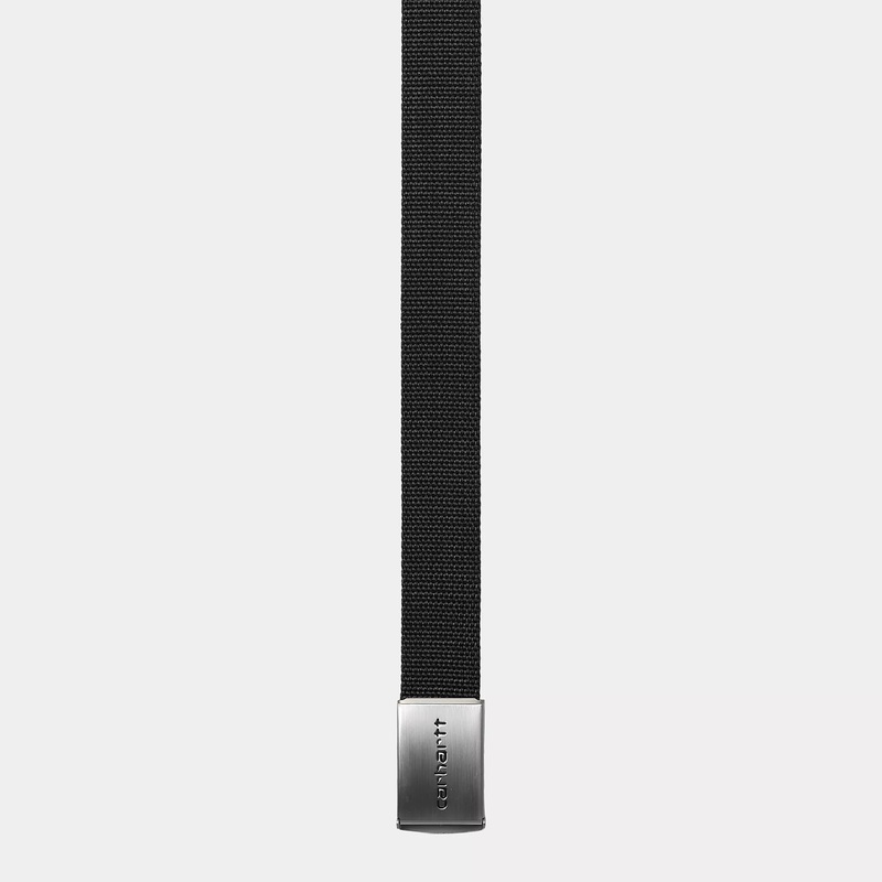 Carhartt WIP – Chrome Clip Belt – Black