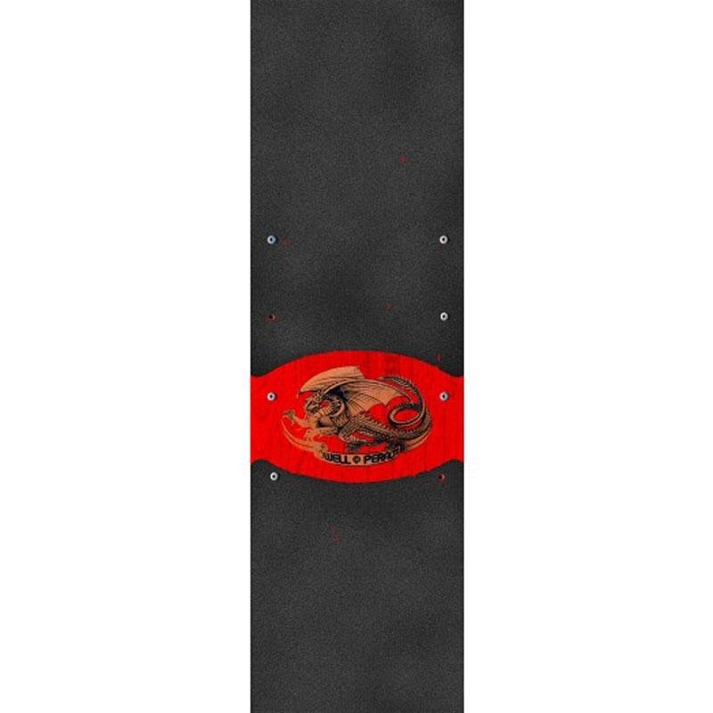 Powell Peralta 9″ x 33″ Red Oval Dragon Skateboard Grip Tape 1pc
