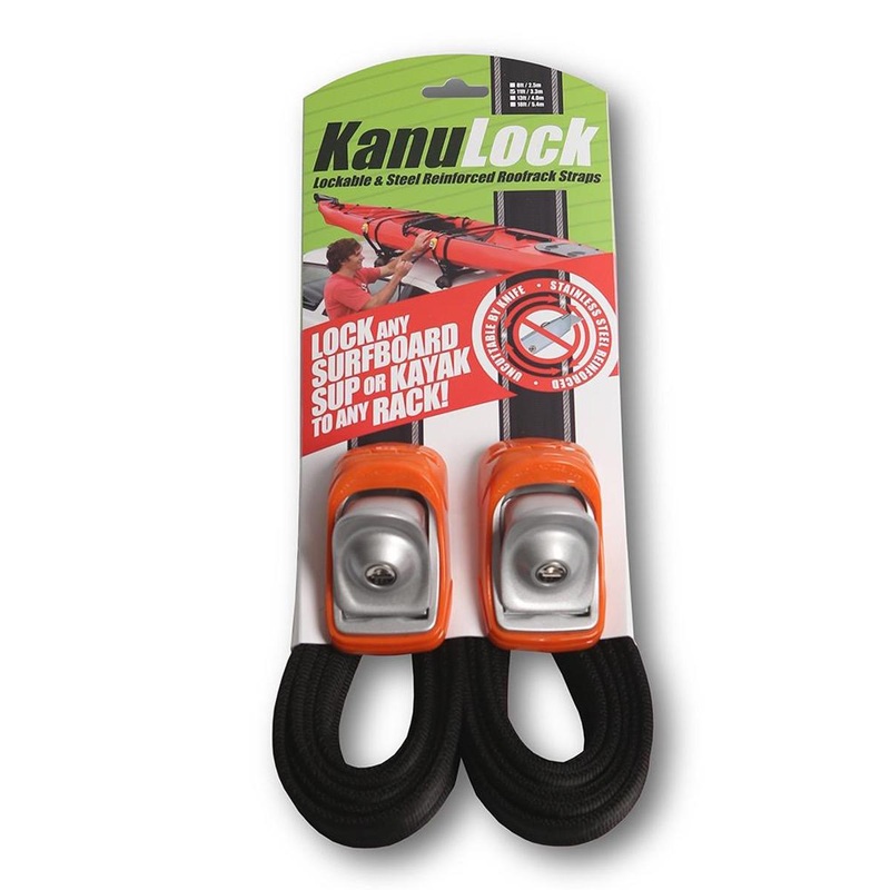 Tie Downs / Straps – Kanulock, Locking Straps 2.5m/8ft – Green
