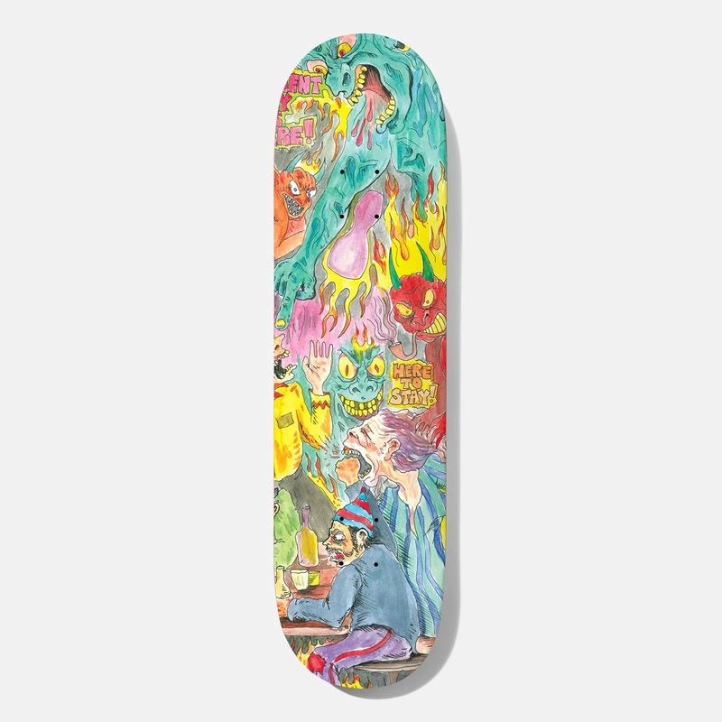 Baker Skateboards – 8.25″ Justin Figueroa Here To Stay Skateboard Deck