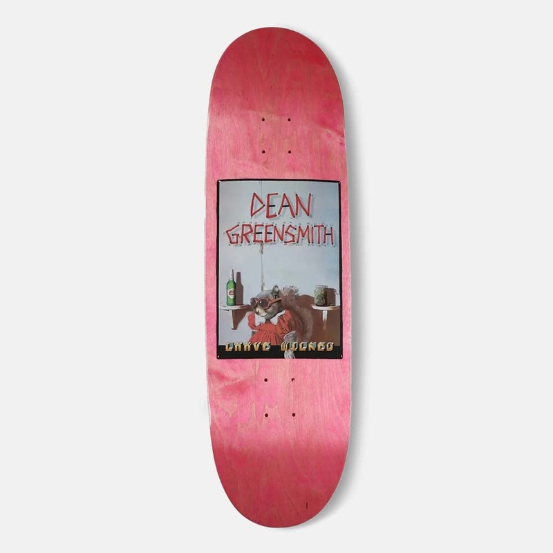 Carve Wicked – 9.125″ Dean Greensmith Fella Artois Skateboard Deck – Egg Shape