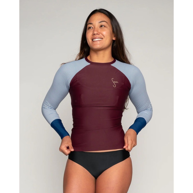 Seea – Doheny Rashguard – Sailor Stripe XS