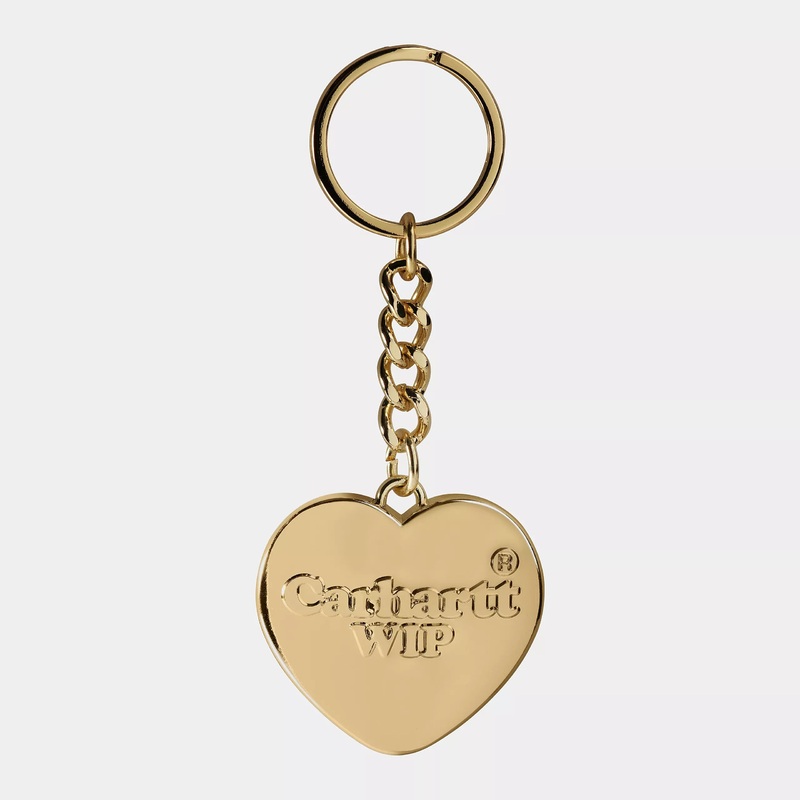 Carhartt WIP – Heart Keychain – Gold