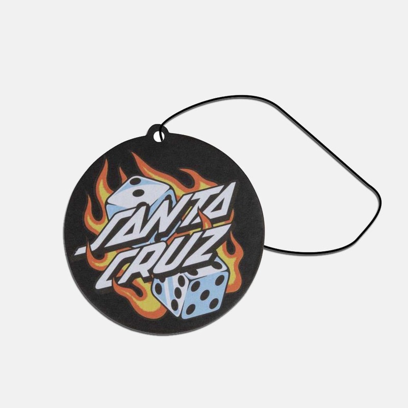 Santa Cruz – Flaming Dice Air Freshener – Orange Scent