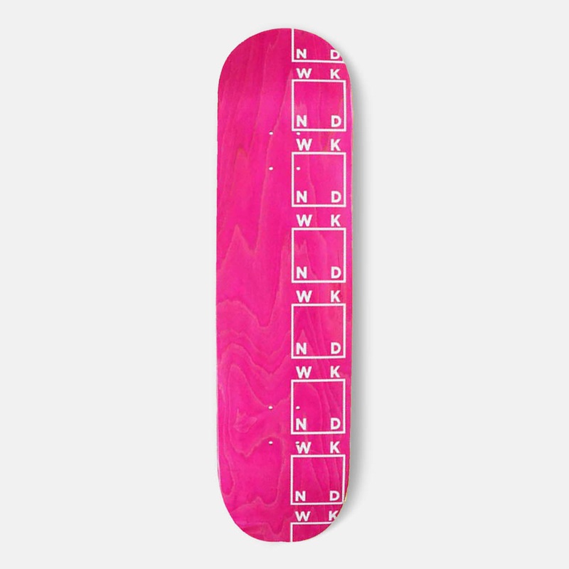 WKND Skateboards – 8.25″ Side Logo Skateboard Deck Orange