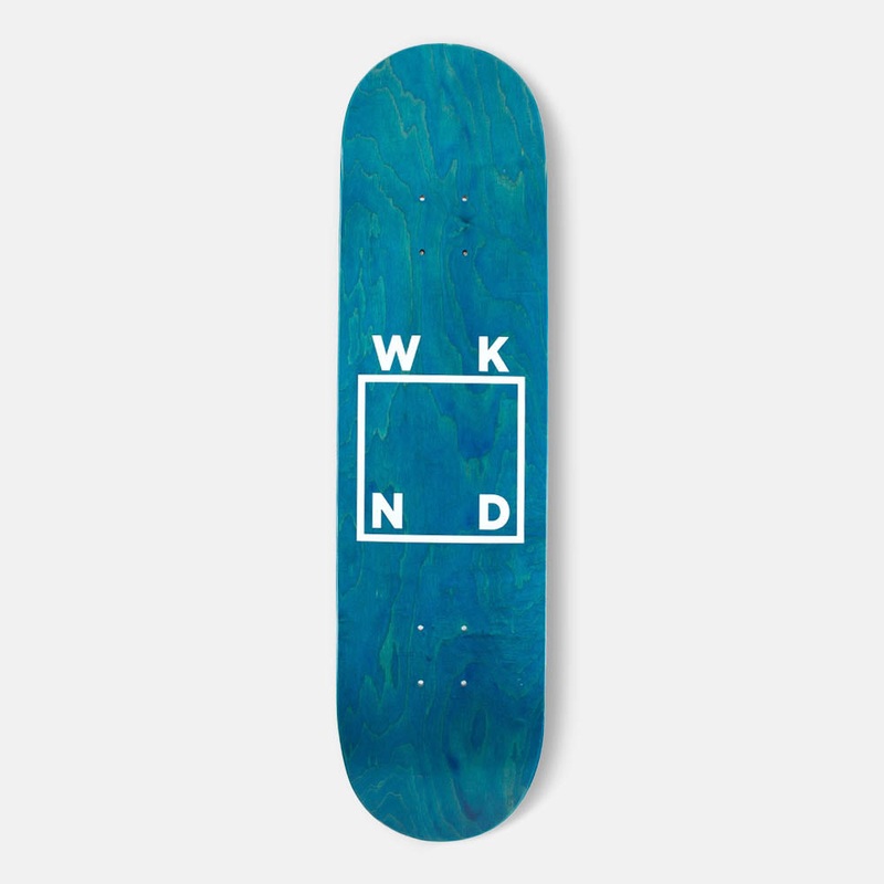 WKND Skateboards – 8.125″ Logo Skateboard Deck – Teal