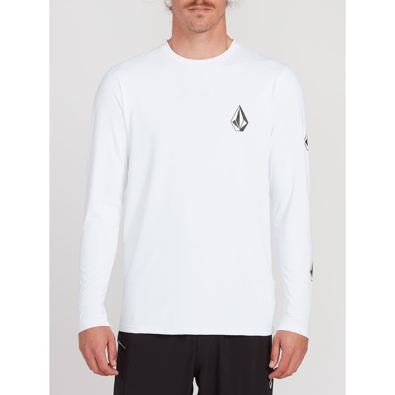 Deadly Stones UPF 50 Long Sleeve Rashguard SM WHITE (WHT)