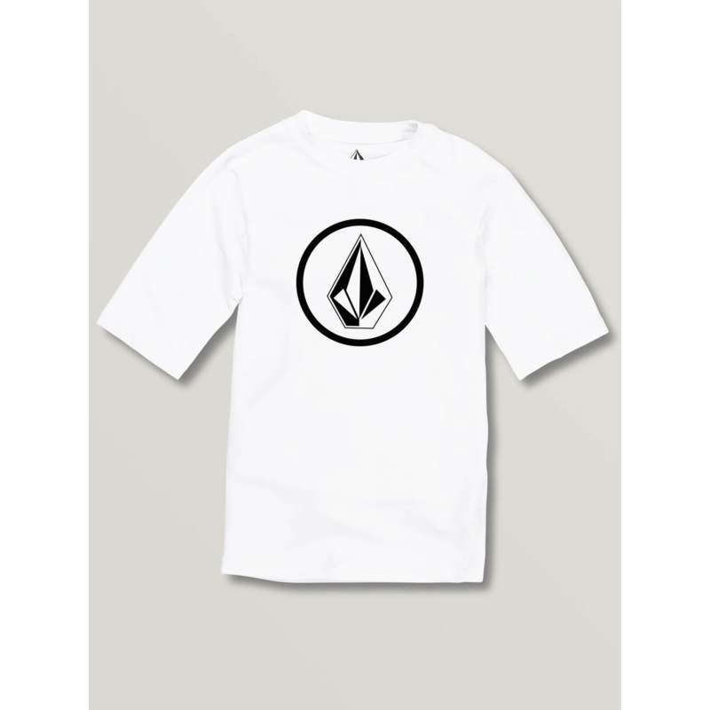 Lido Solid Raglan Rashguard (Boys 2-7) 2T WHITE (WHT)