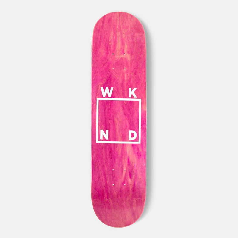 WKND Skateboards – 8.25″ Logo Skateboard Deck – Assorted Stains Green