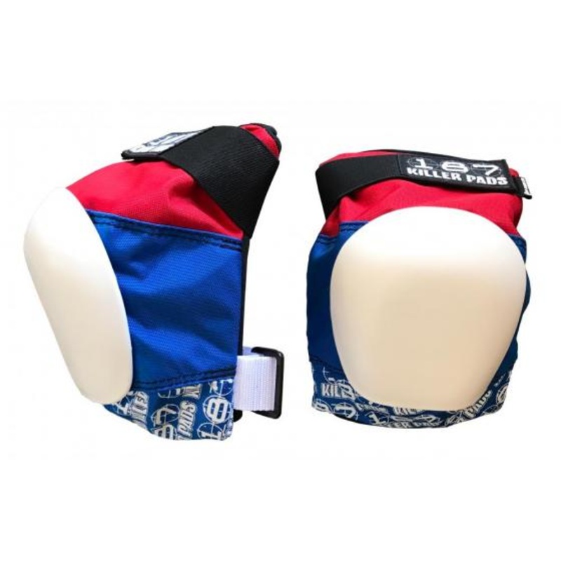 187 Killer Pro Knee Pads Red/White/Blue Extra Large