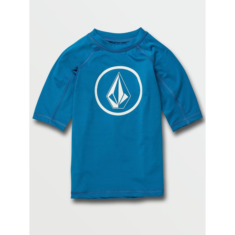 Lido Solid UPF 50 Rashguard (Boys 7-14) SM TRUE BLUE (TRB)