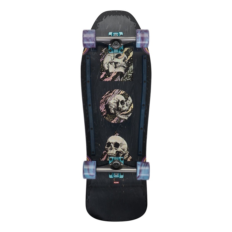 Globe – Phantom 31″ Black Maple/ Skull Stack Cruiser