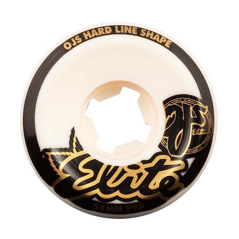 OJ 54mm 99a Elite Hardline Skateboard Wheels 4pk