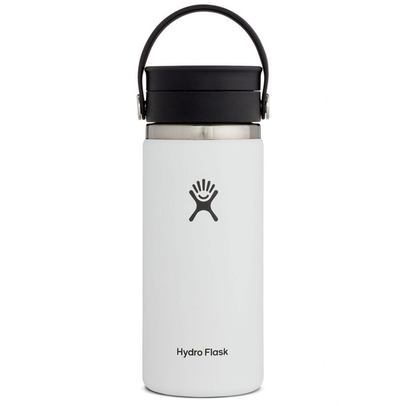 16oz Coffee with Flex Sip Lid White Bottle 16OZ WHITE