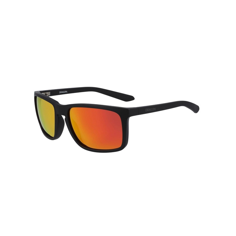 Melee Sunglasses O/S MATTE BLK/ORANGE IONIZED