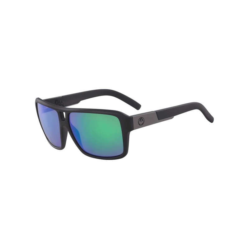 The Jam Lumalens Ion Sunglasses O/S MATTE BLACK/LL GREEN ION