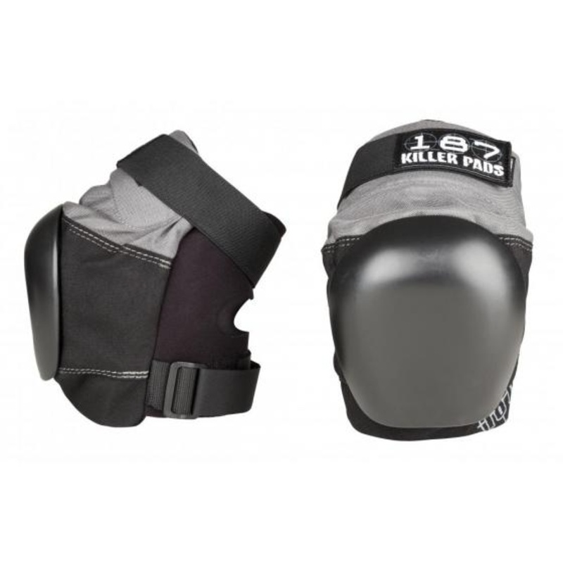 187 Killer Pro Derby Knee Pads Grey/Black Extra Large Black