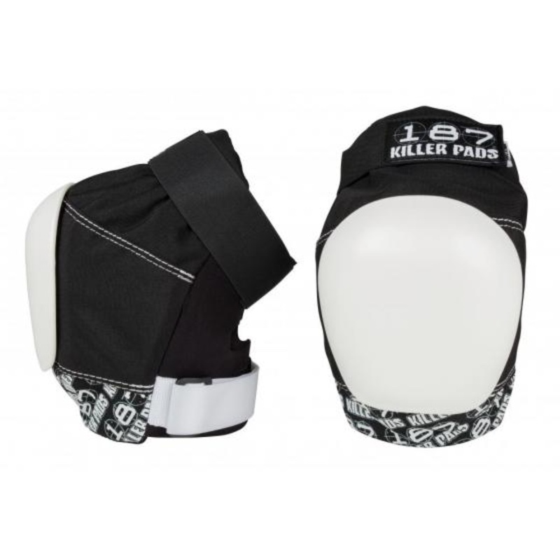 187 Killer Pro Knee Pads Black/White Extra Large Black