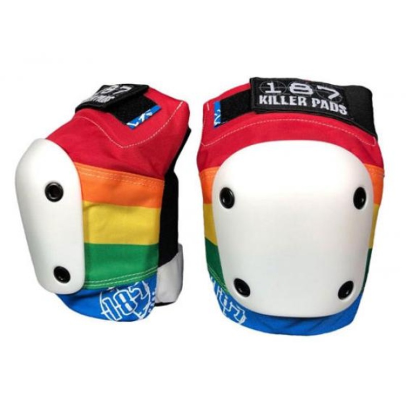 187 Killer Slim Knee Pads Rainbow Extra Large