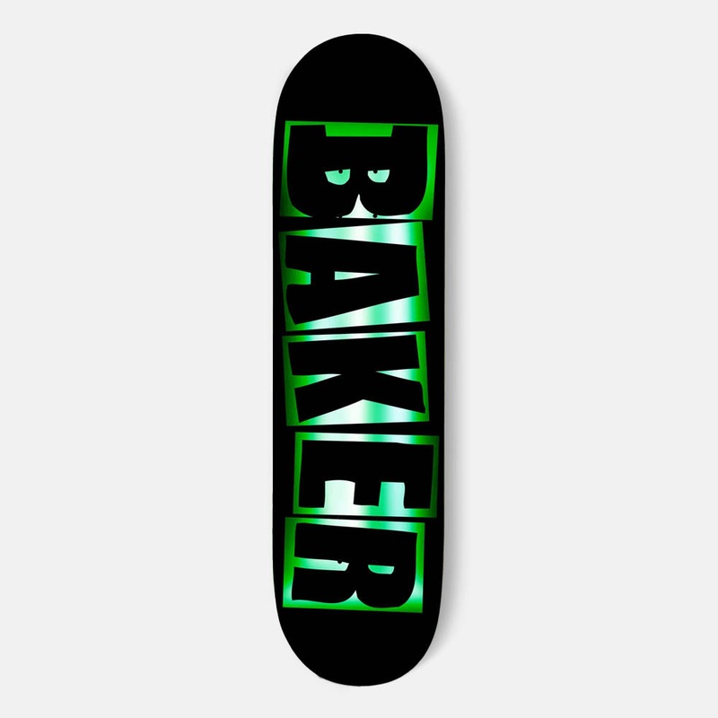 Baker Skateboards – 8.25″ Jacopo Carozzi Logo Skateboard Deck – Black / Green