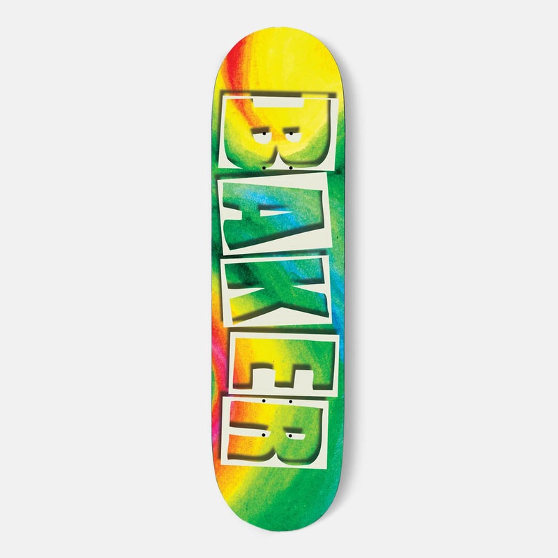 Baker Skateboards – 8.25″ Riley Hawk Watercolour Logo Skateboard Deck