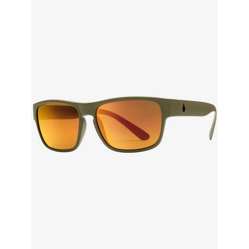 Valient Sunglasses O/S MATTE DRAB/HEAT MIRROR