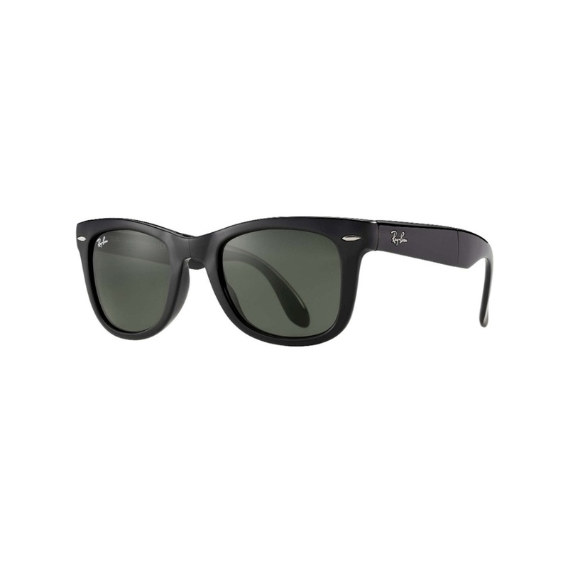 Wayfarer Folding Sunglasses 50 BLACK/GREEN CLASSIC