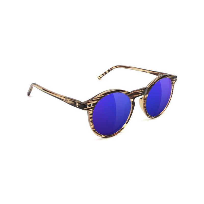 Timtim Premium Polarized Sunglasses O/S HONEY/BLUE MIRROR