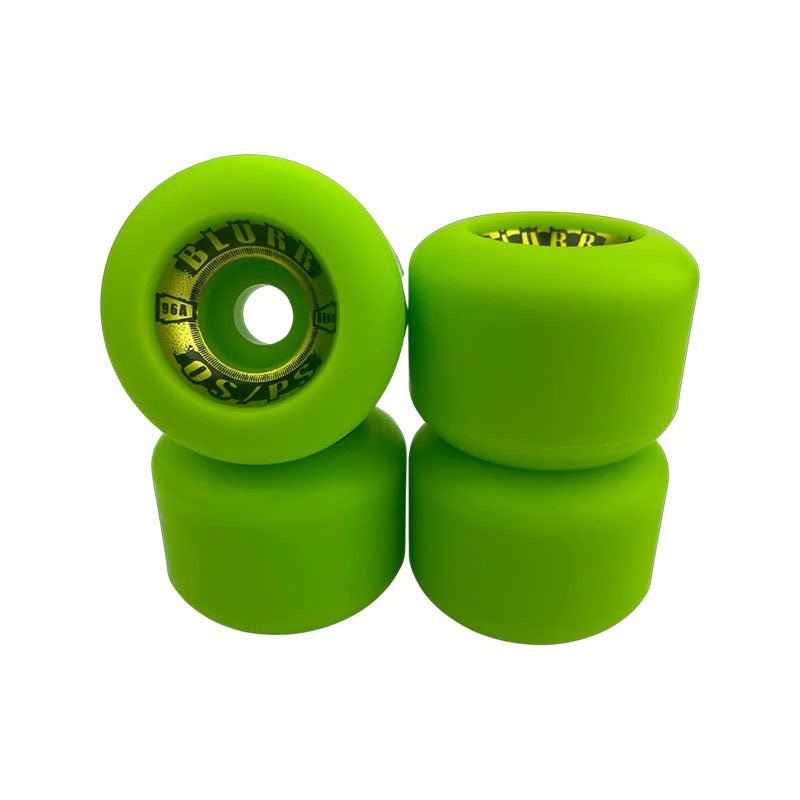 Blurr 60mm 96a Re-Issue Lime Skateboard Wheels 4pk