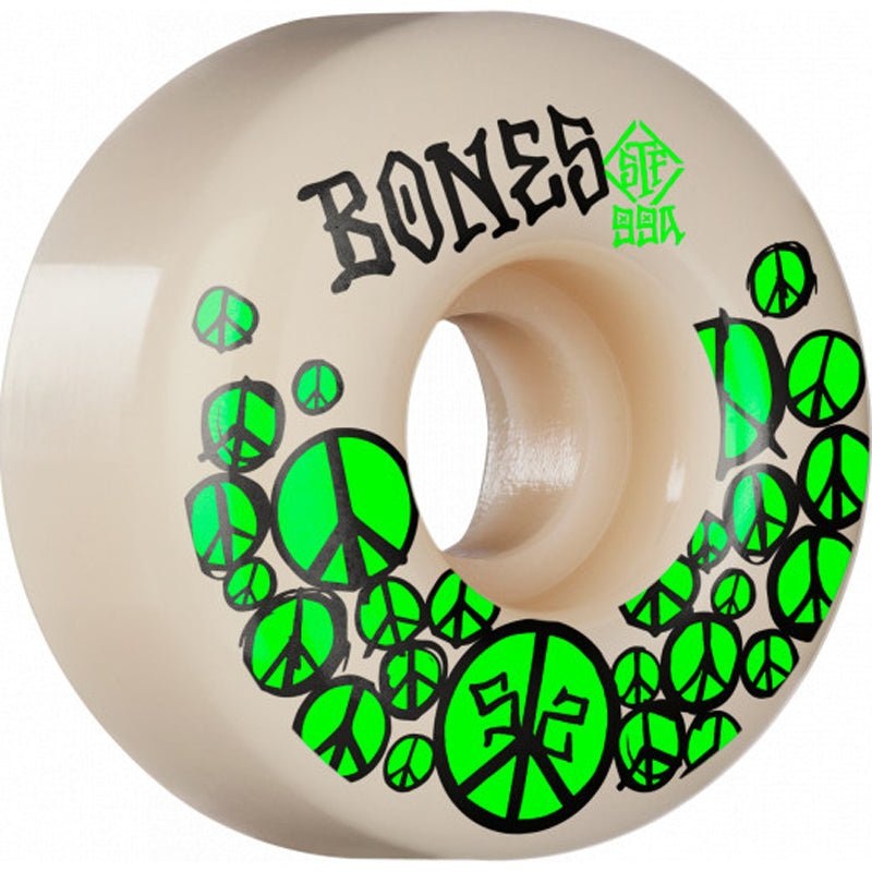 Bones 52mm 99a STF Peace V1 Standard Skateboard Wheels 4pk