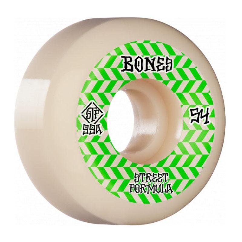 Bones 54mm 99a STF Patterns V5 Sidecut Skateboard Wheels 4pk