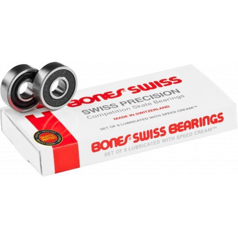 Bones Swiss Skateboard Bearings (8 Pack)