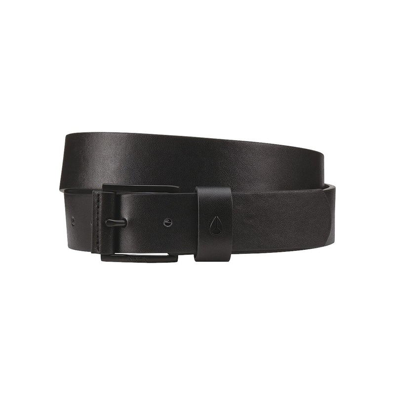 Americana Vegan Leather Belt SM ALL BLACK (001)