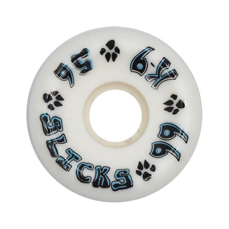 Dogtown 56mm x 99a K-9 Slicks White Skateboard Wheels 4pk