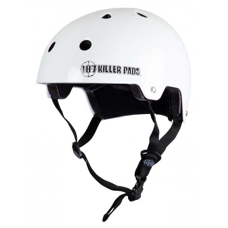 187 Killer Certified Helmet Gloss White Adults Large/Extra Large