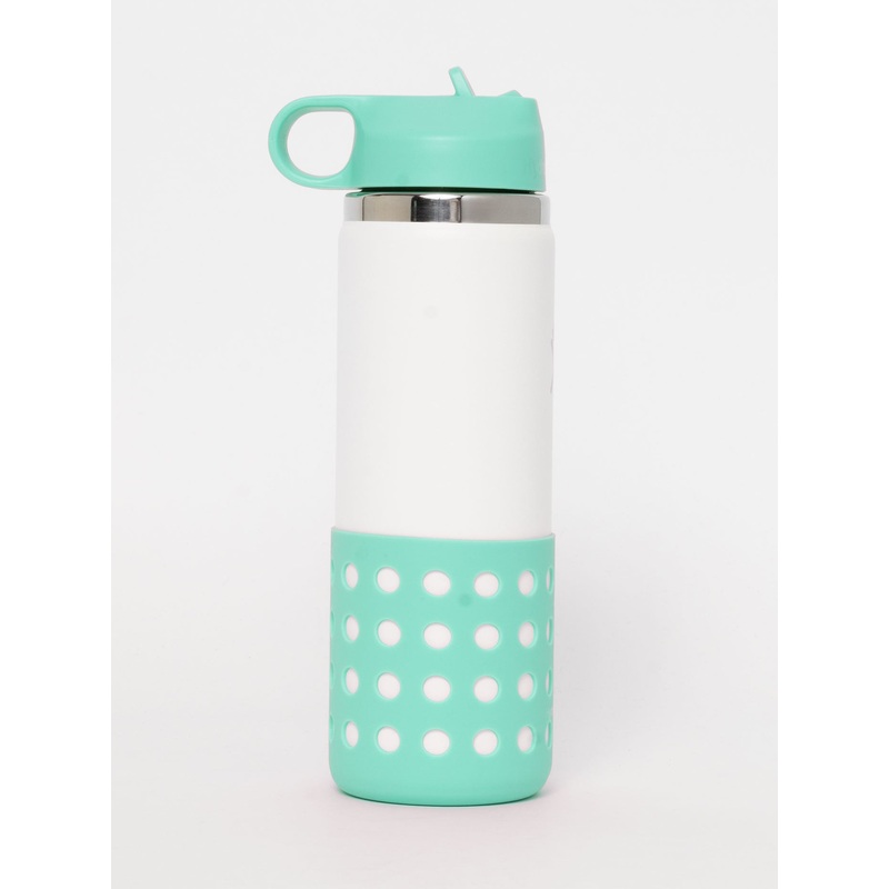 20oz Wide Mouth with Straw Lid & Boot Island Bottle (Little Kids) 20OZ ISLAND