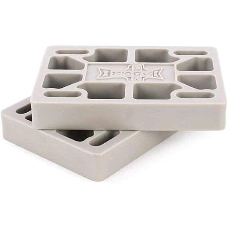 Dogtown 1/8″ (GREY) Skateboards Hard Riser Pads 2pk