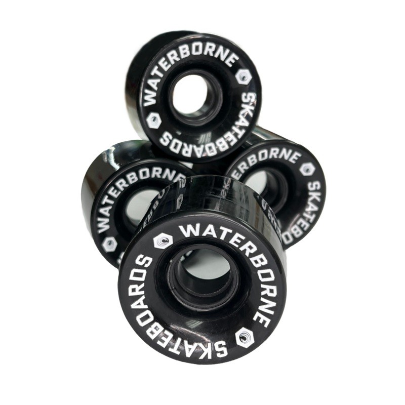 WATERBORNE SKATEBOARDS – Super Carve Black 65mm Wheels