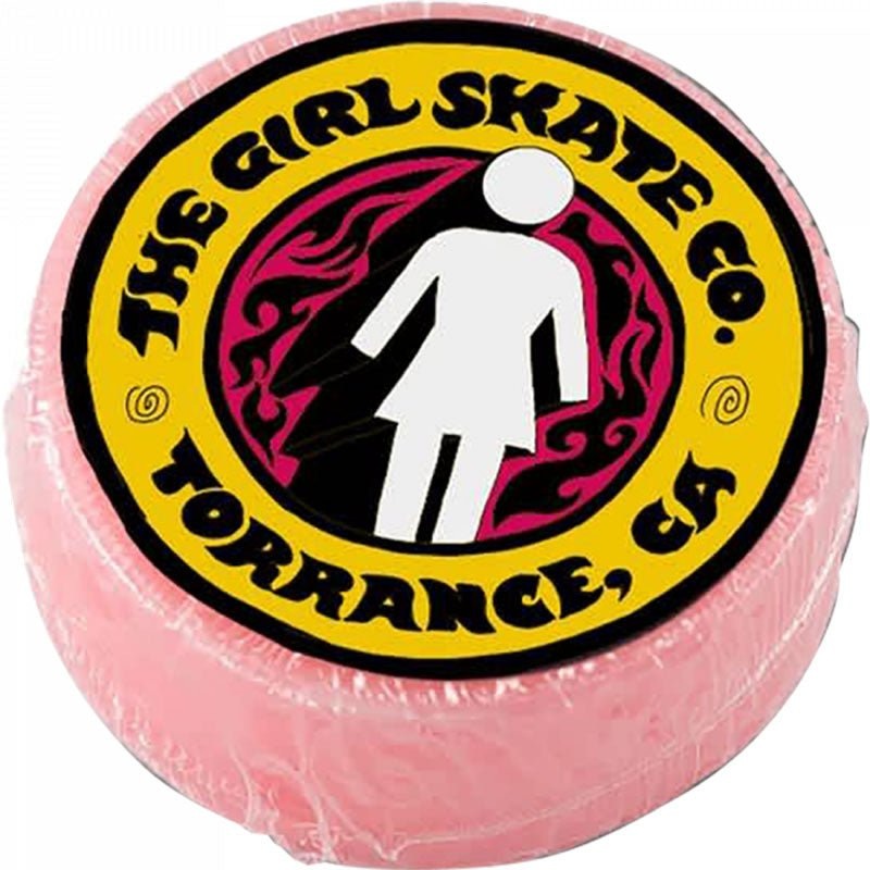 Girl Skate Co. Gssc Pink Skateboard Curb Wax