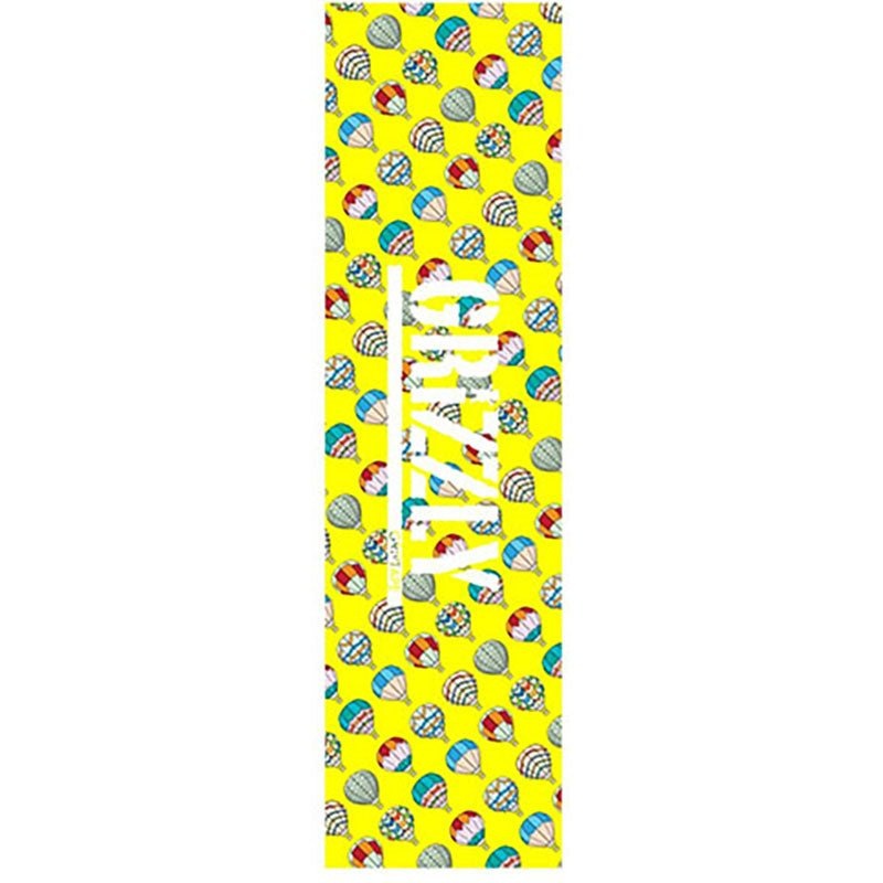 Grizzly 9″ x 33″ Hot Air Yellow Perforated Skateboard Grip Tape