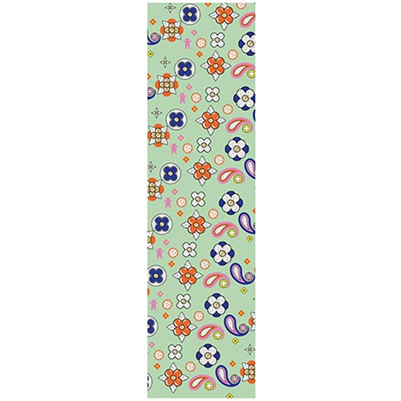 Grizzly 9″ x 33″ When In Rome Green Perforated Skateboard Grip Tape