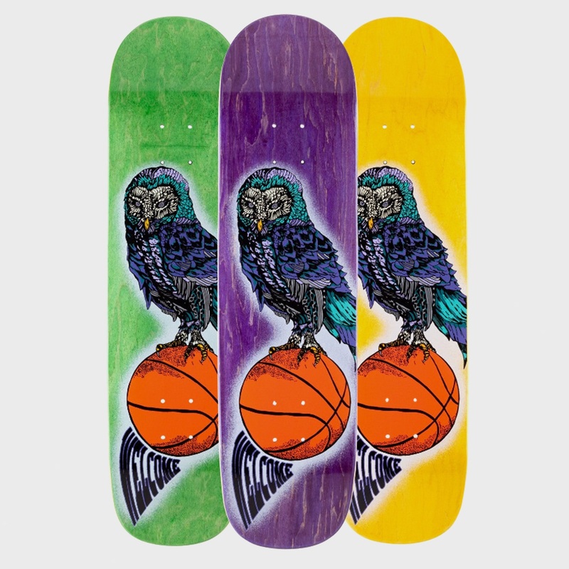 Welcome Skateboards – 8.0″ Hooter Shooter on Bunyip Deck (Various Stains) Black