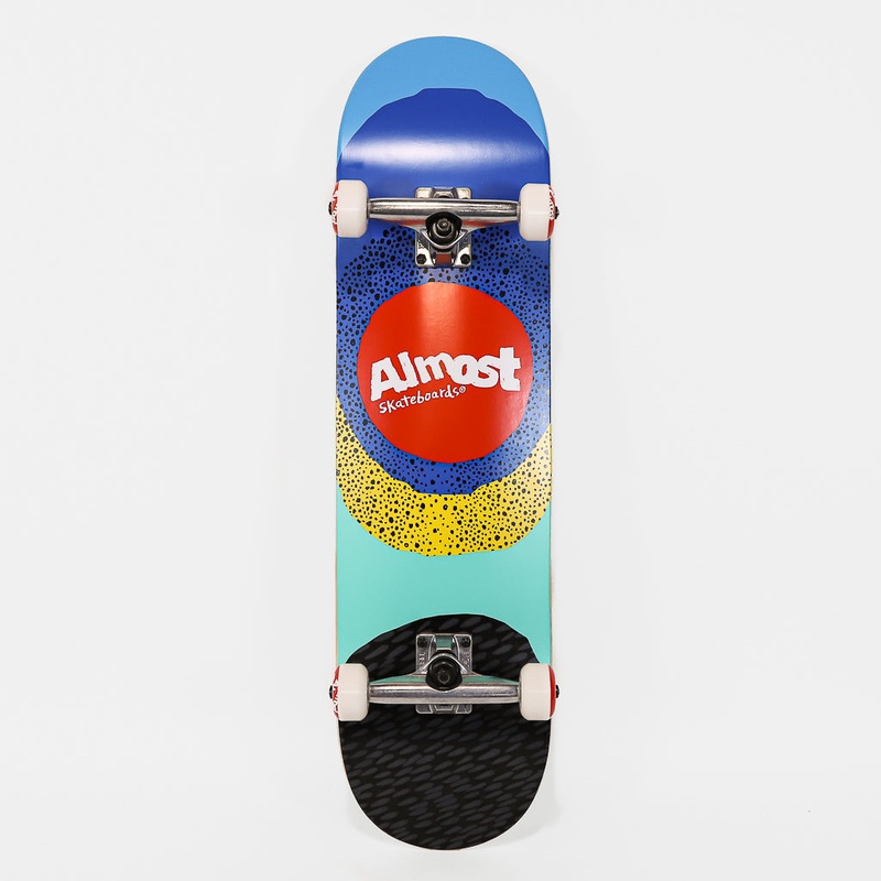 Almost Skateboards – 8.25″ Radiate First Push Complete Skateboard – Blue