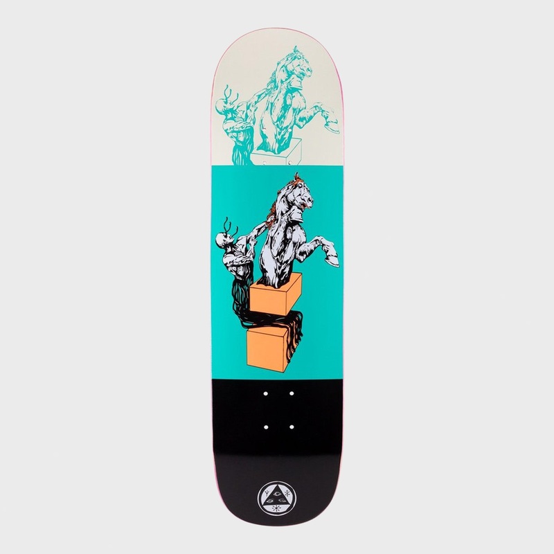 Welcome Skateboards – 8.5″ Hierophant on Big Bunyip Deck (Teal / Black)