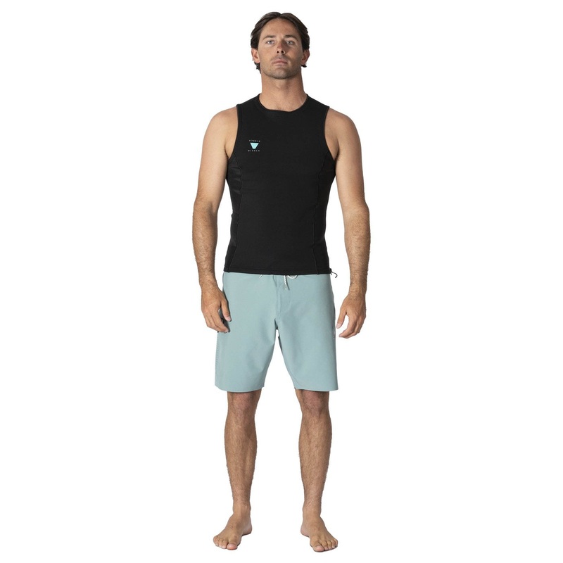 1mm Mens Vissla High Seas II Vest – Black 2 M