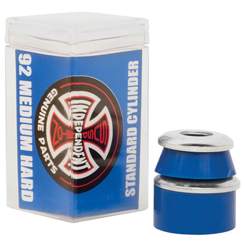 Independent Trucks Cylinder (92a) Medium Hard Blue w/washers Skateboard Bushings