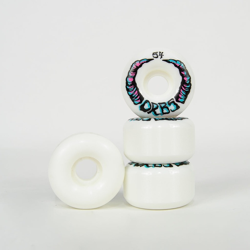 Welcome Skateboards – 54mm (99a) Orbs Apparitions Wheels – White