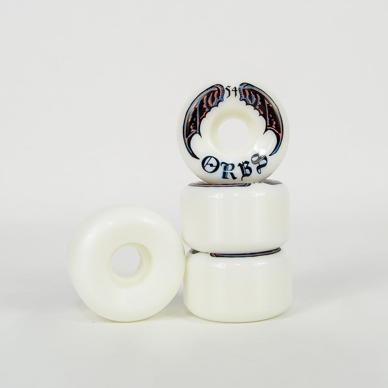 Welcome Skateboards – 54mm (99a) Orbs Specter Wheels – White